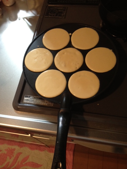 パンケーキ作り