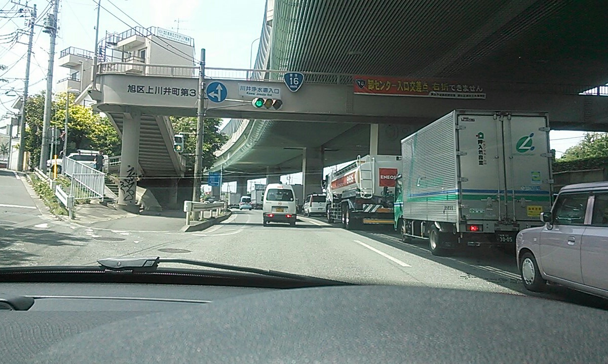 保土ヶ谷バイパス狩場方面からお越しのお客様へのル－トご案内。