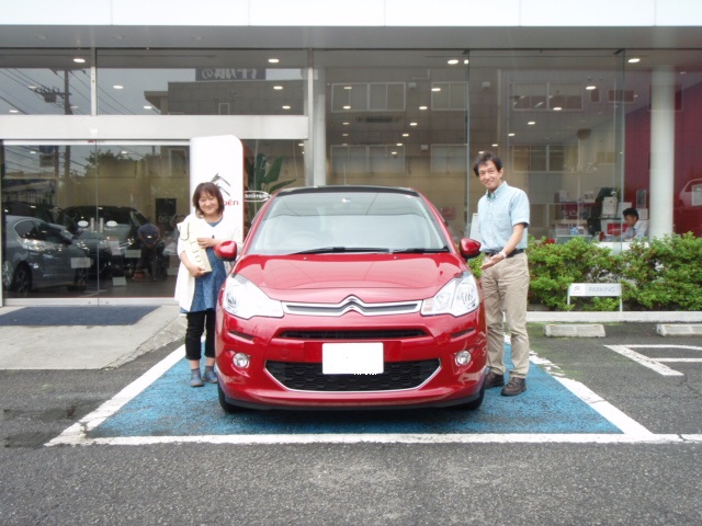 C3　ご納車いたしました。