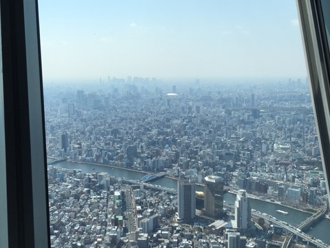 高いところ怖かった。（涙）