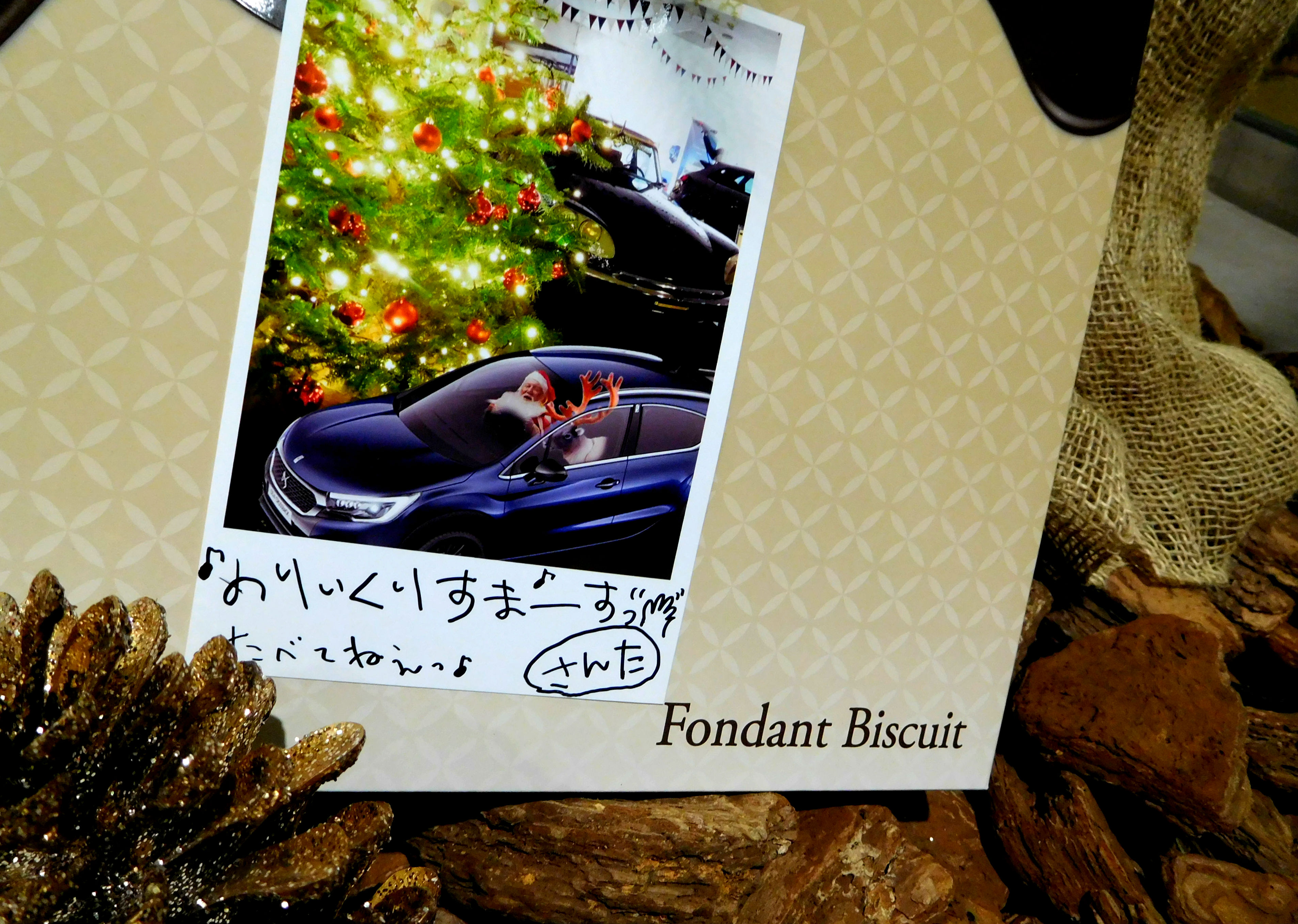 DS4に乗ったサンタさんとStollen！