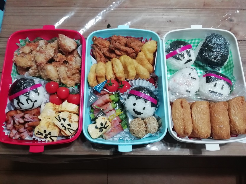 今年はお弁当を2回作りました。