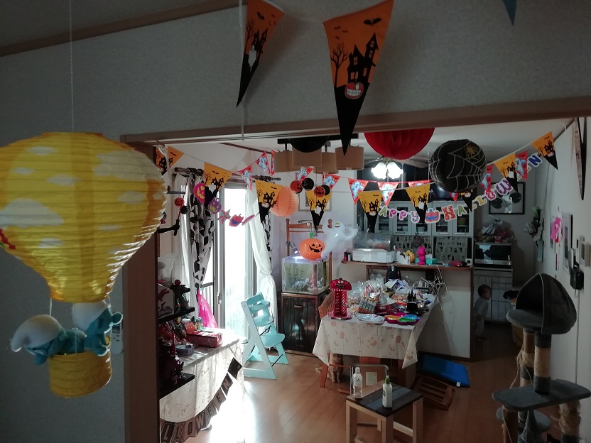 一足先にハロウィンです。