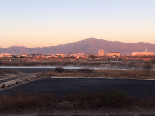 相模川の様子が