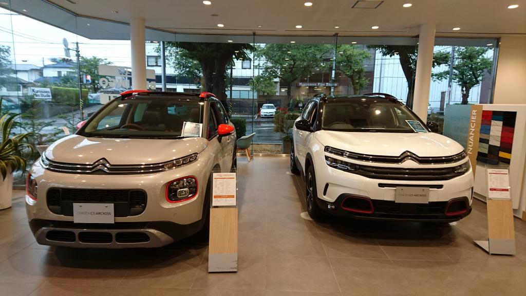 展示車を一部入れ替えました