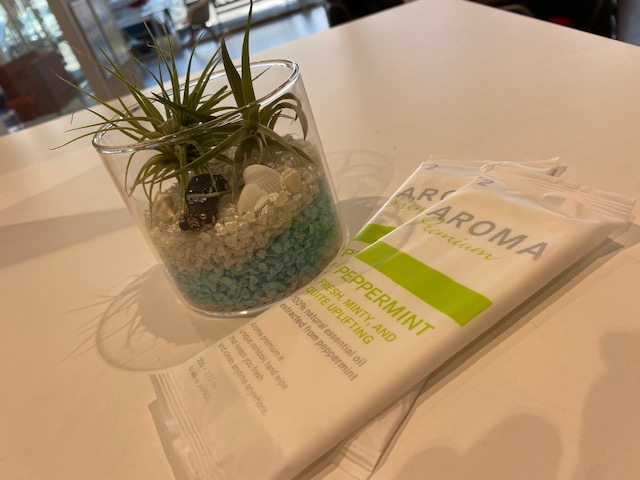 おしぼりの香りが変わりました(^^♪