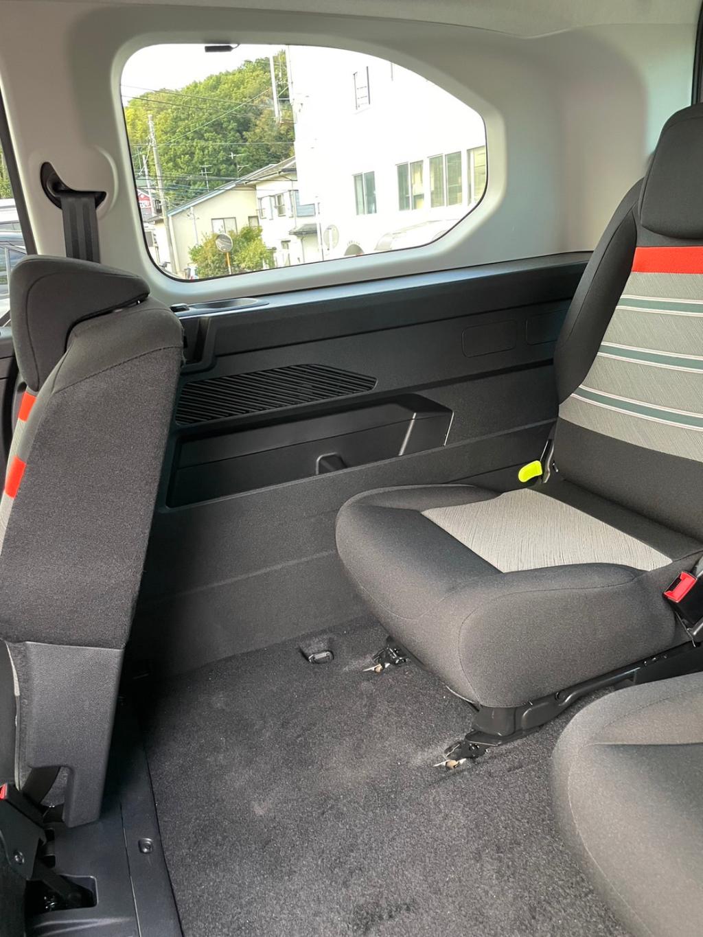 ベルランゴ3列目座ってみました！