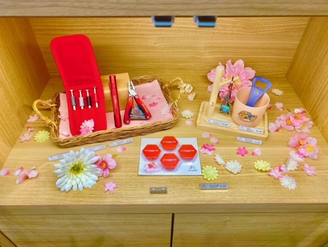 ☆グッズコーナーを春仕様に…☆