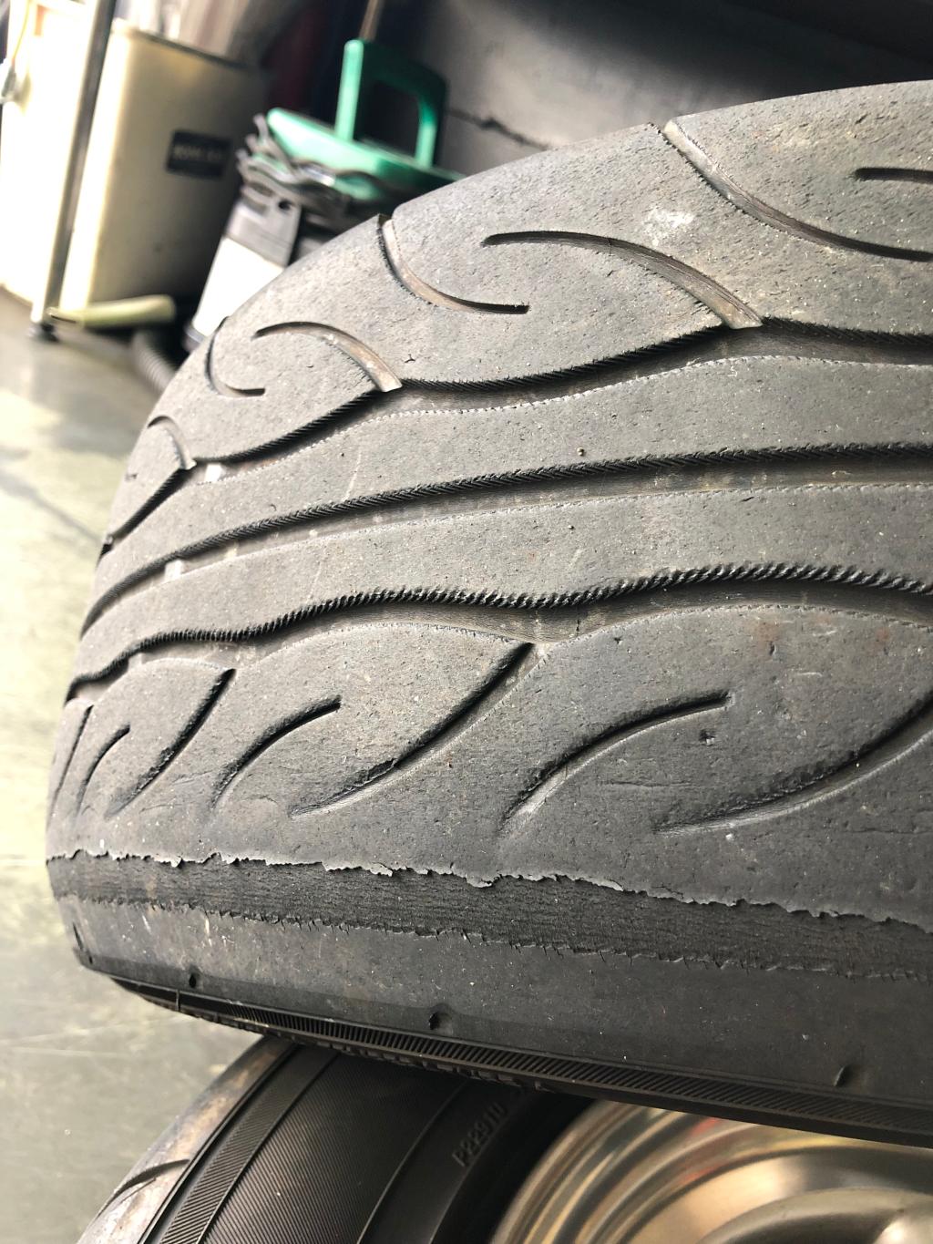 まさしく偏摩耗