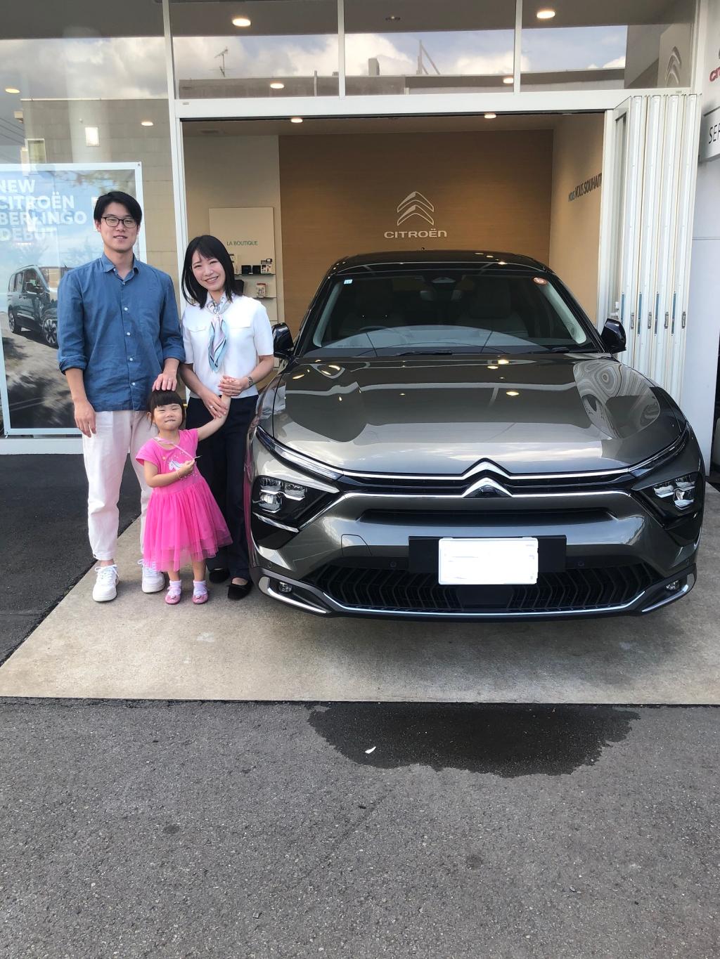 オーナーO様Ｃ５Ｘご納車式