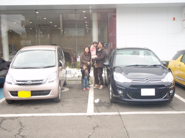 C3 エクスクル－シブ　ご納車いたしました。