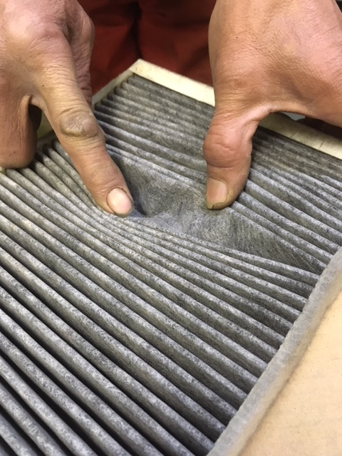 ﾎﾟｰﾚﾝﾌｨﾙﾀｰの汚れ