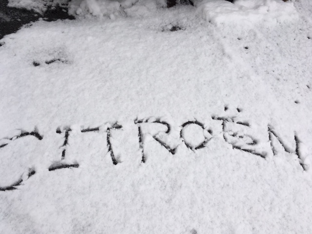 恐怖のアイスバーン