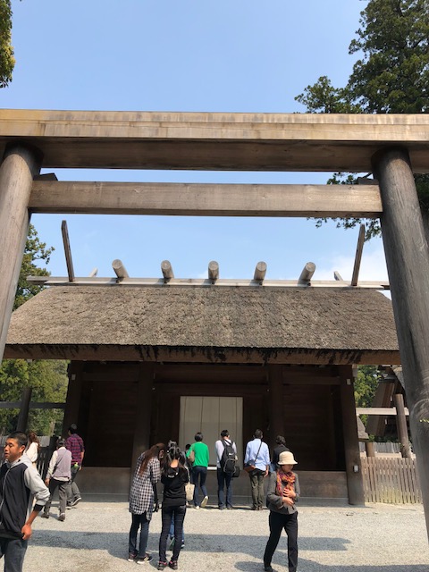 伊勢参りにて