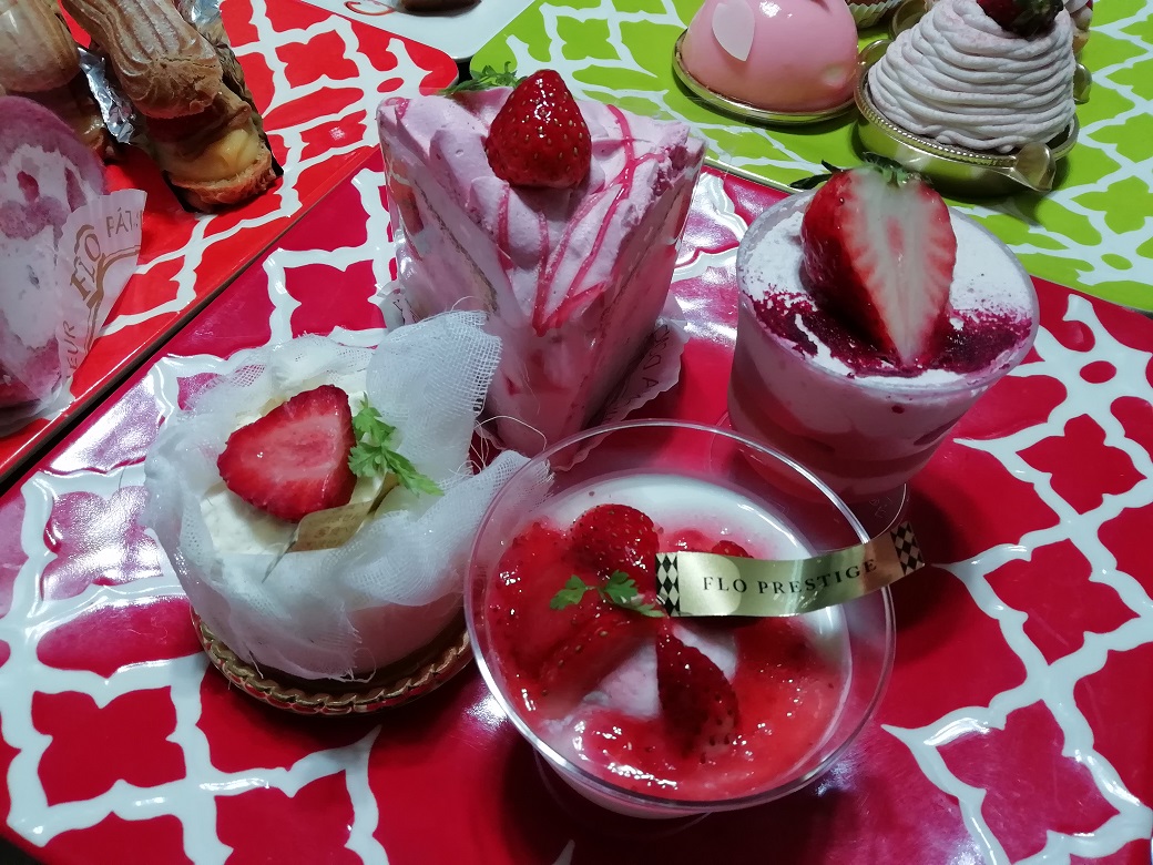 我が家の苺ビュッフェ