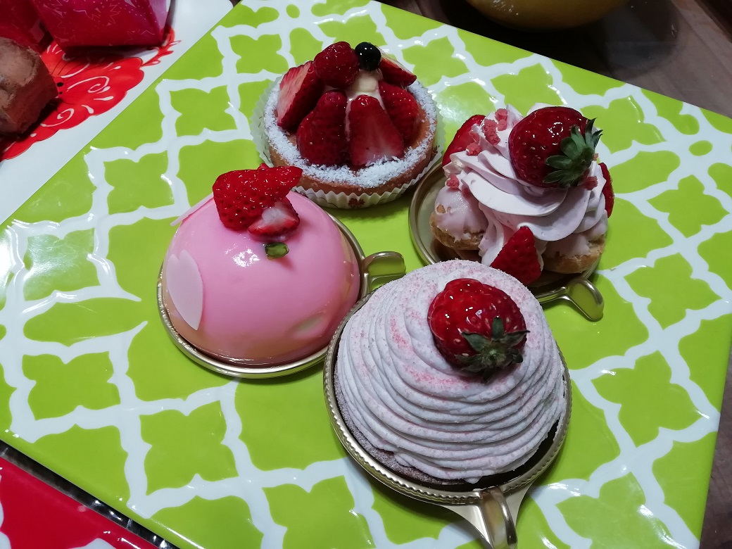 我が家の苺ビュッフェ