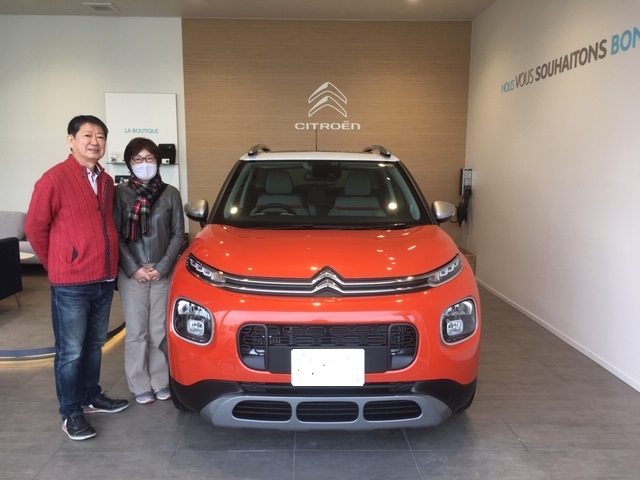 先日はC3エアクロスのご納車有難うございました。