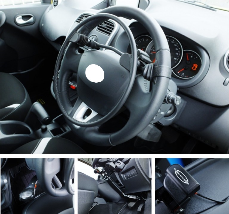 プッシュタイプ エレクトロニックアクセルリング&ブレーキレバー