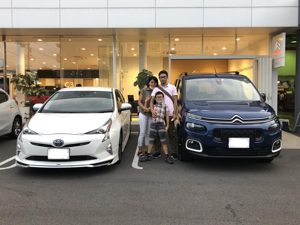 ベルランゴ納車式