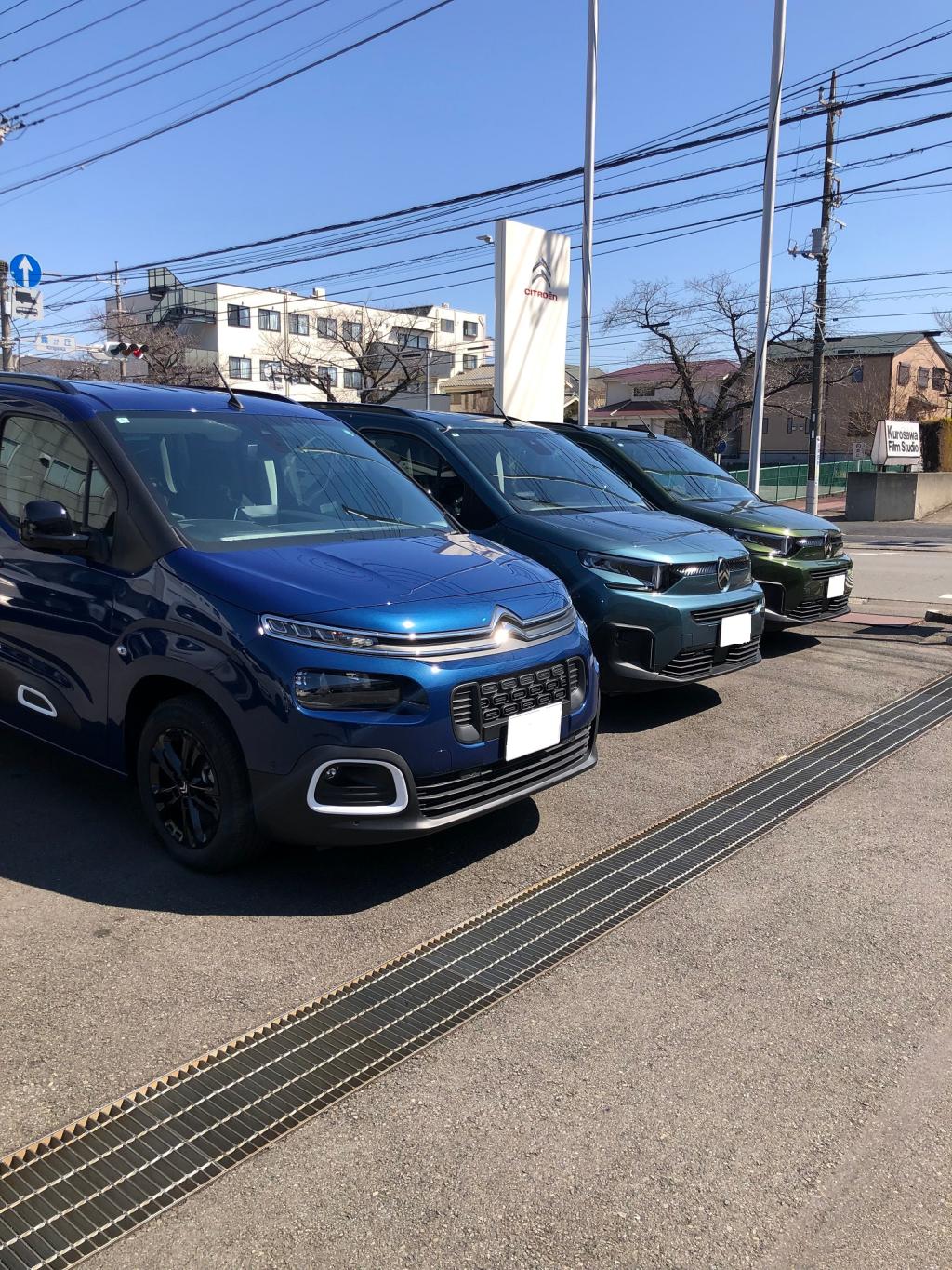 BERLINGOエクステリア(三車三様）