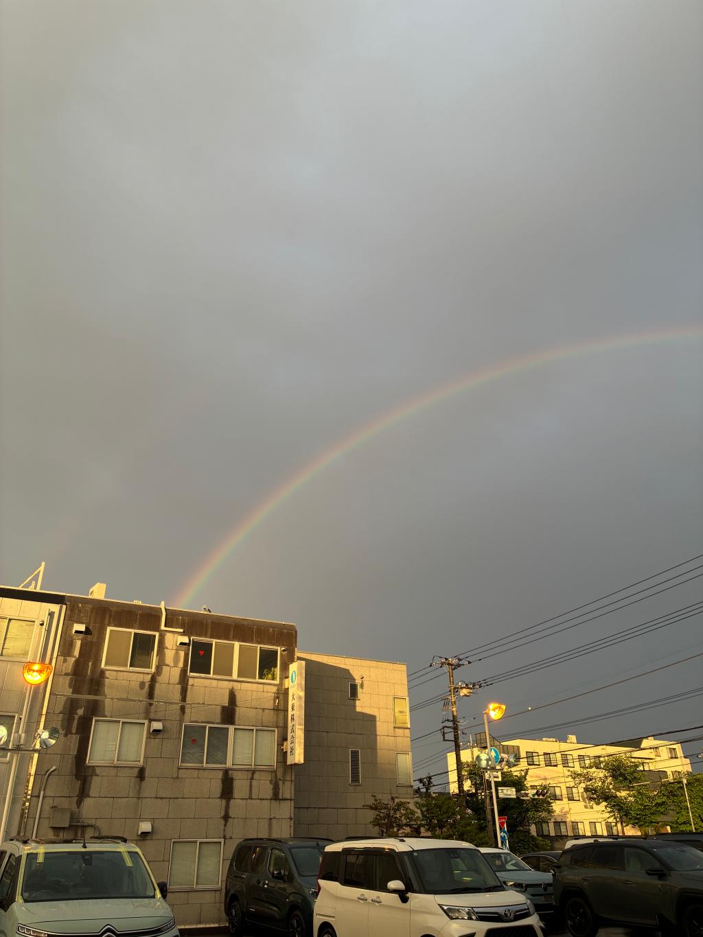 当店からの虹