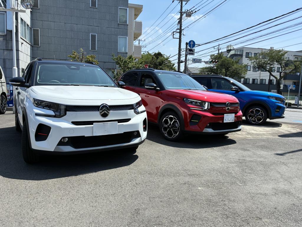 フランス国旗のトリコロールカラーに因んでないとは思いますが【C3エクステリア】